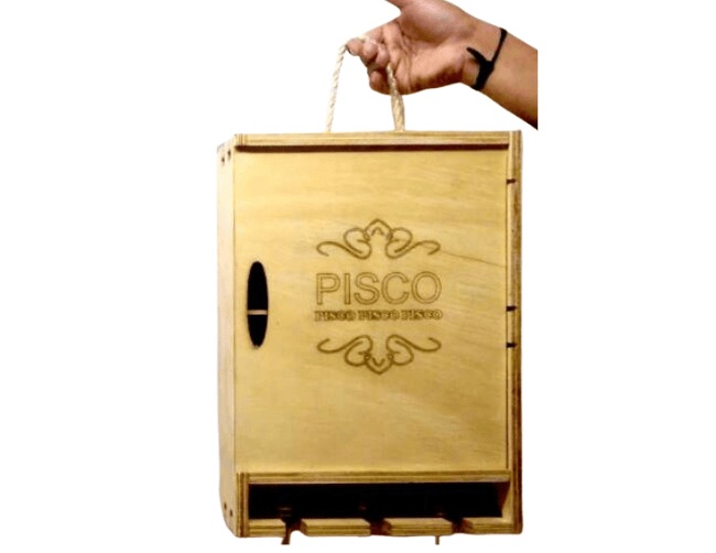 Caja Porta Pisco