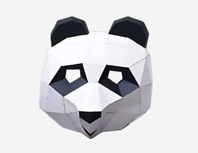 Máscara Oso Panda