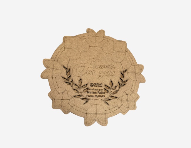 Portaplatos "Florever"