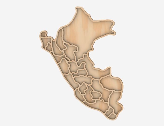 Mapa del Perú