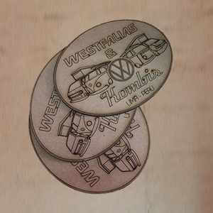 Paquete de posavasos personalizable x3 con soporte